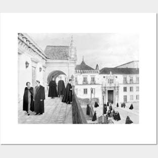 The Serenade (University of Coimbra) Monochrome Edition Posters and Art